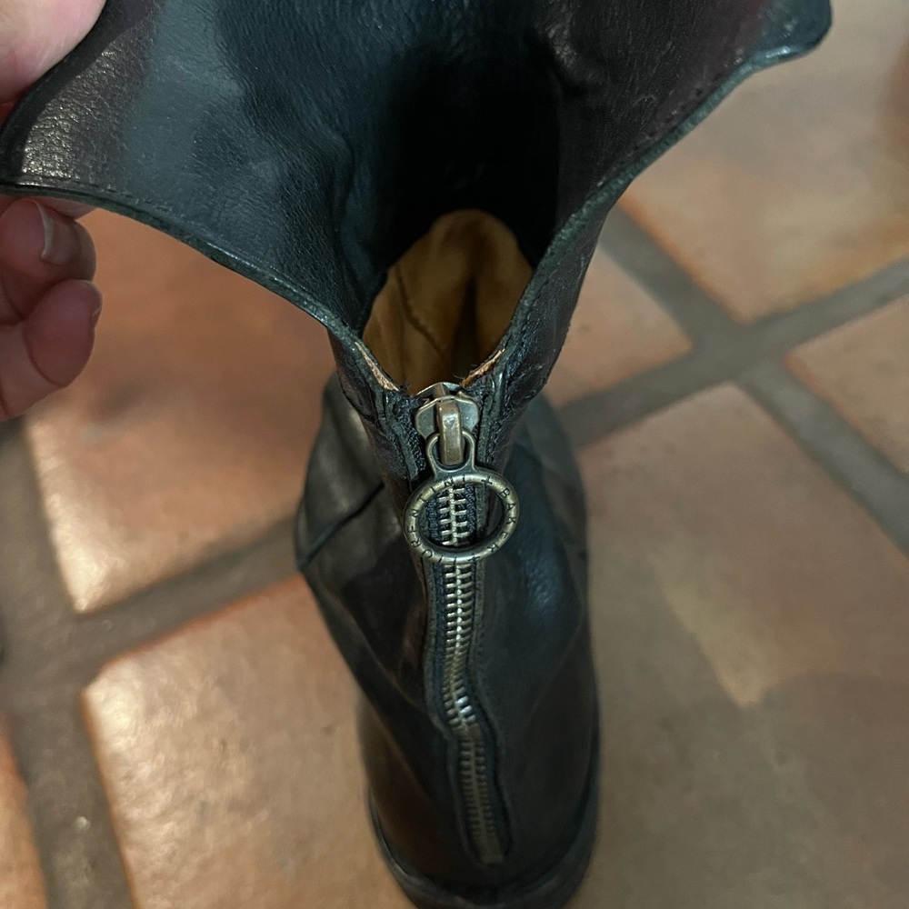 Fiorentini + Baker Black Combat Boots